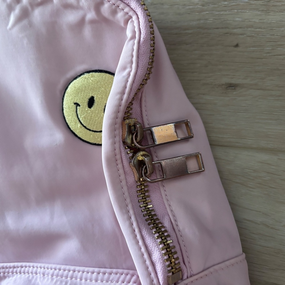 Stoney clover backpack pink with smiley face - Picture 4 of 4